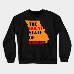 the great state of Kansas Crewneck Sweatshirt